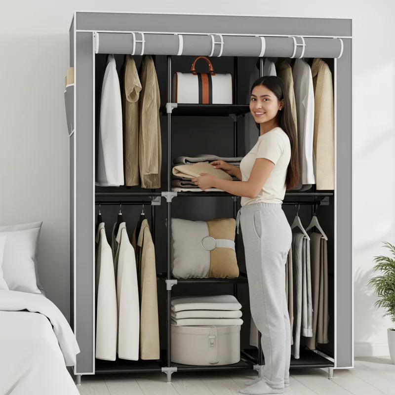 Armario Desmontable con Cubierta Antipolvo