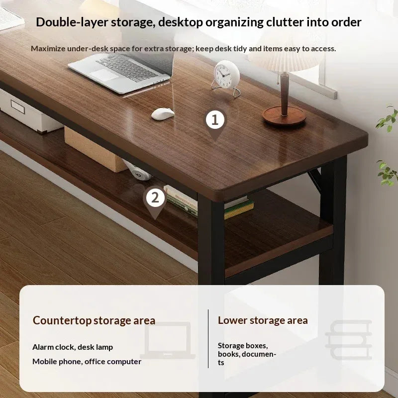 Mesa de Comedor Moderna Plegable y Extensible de Bambú