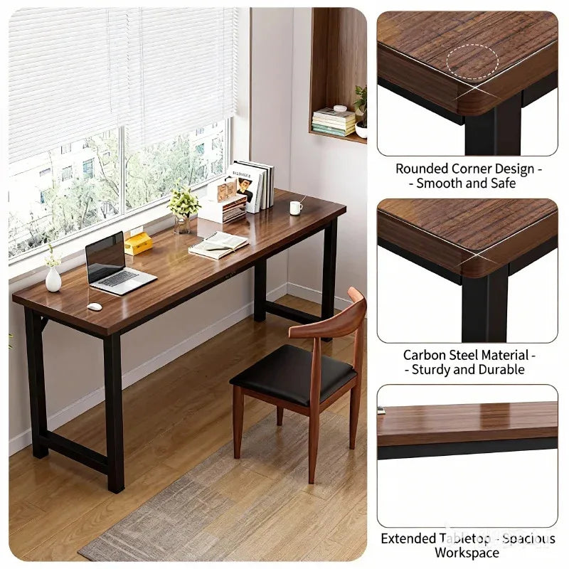 Mesa de Comedor Moderna Plegable y Extensible de Bambú