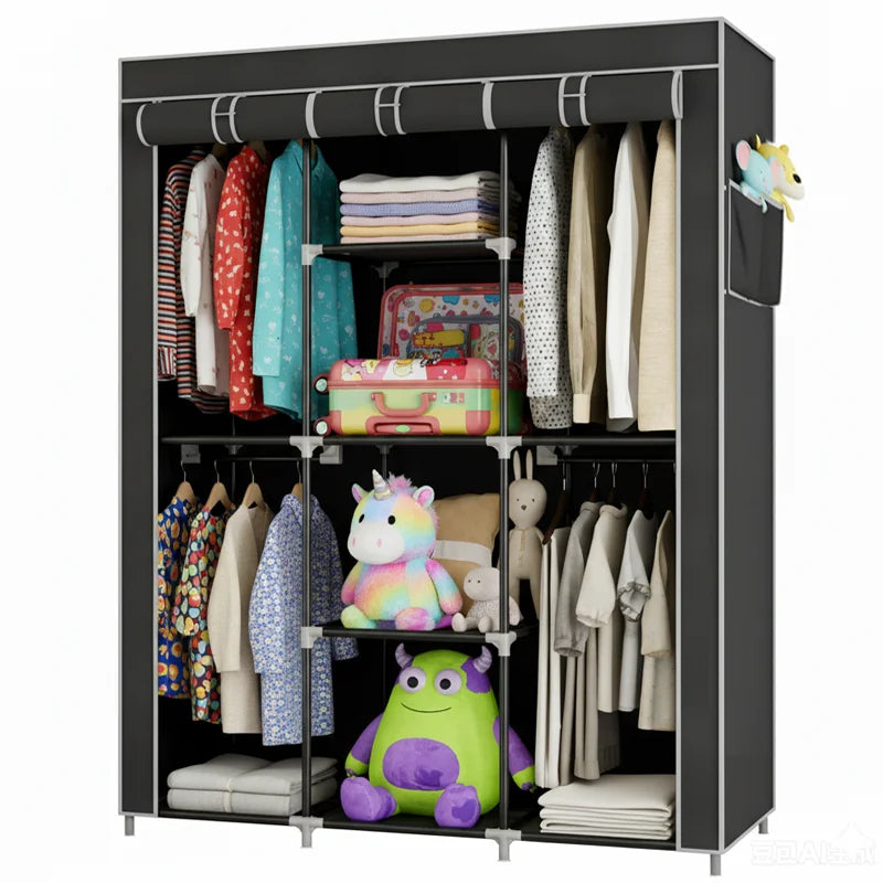 Armario Desmontable con Cubierta Antipolvo