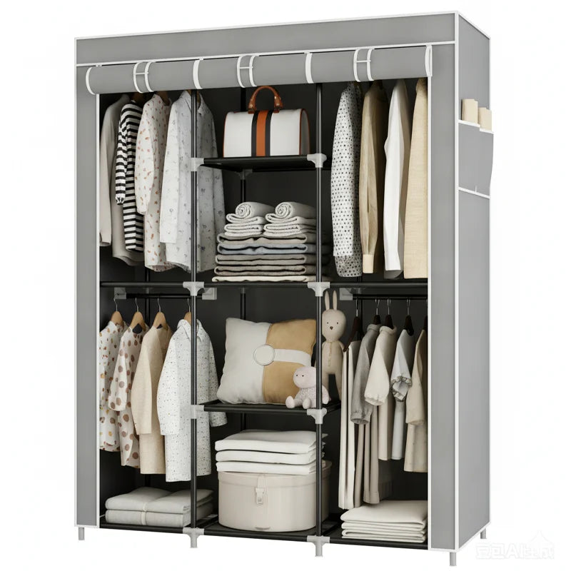 Armario Desmontable con Cubierta Antipolvo